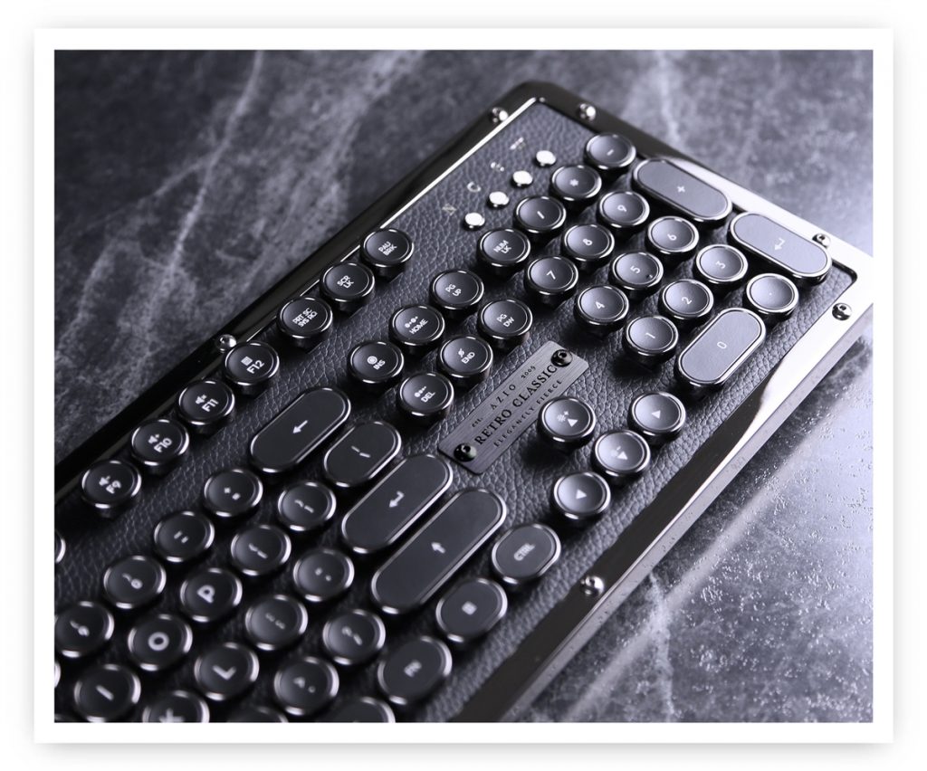 vintage typewriter usb keyboard onyx
