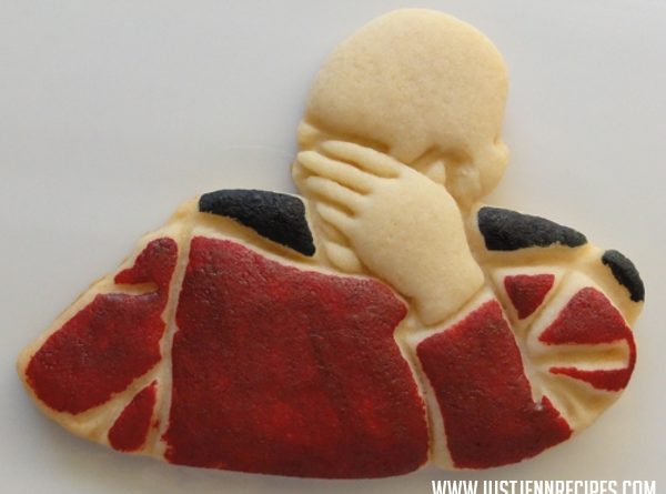 Picard facepalm cookies
