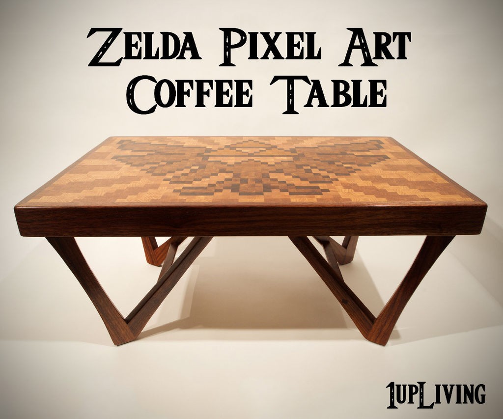 Zelda Pixel Art Table