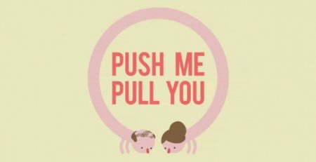push me pull you video game