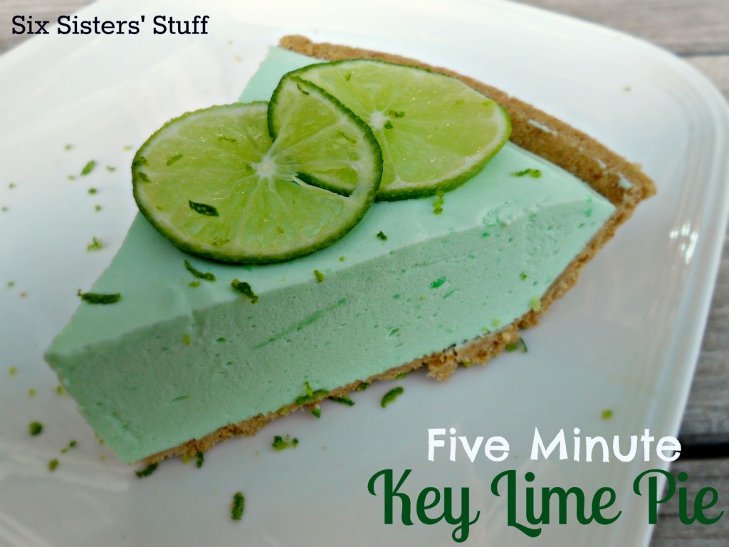 Five Minute Key Lime Pie