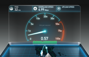 ISP speed test