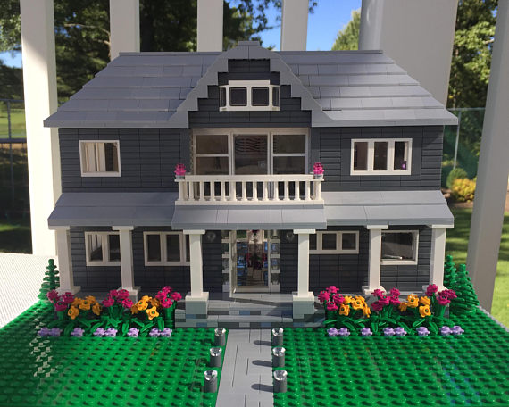 custom lego house