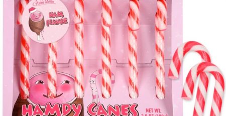 ham-flavored candy canes