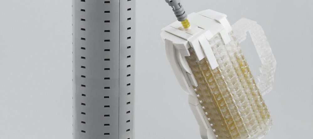 LEGO beer on tap