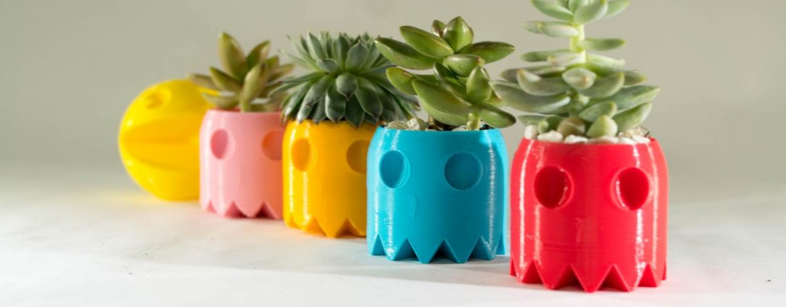 Bring Out the Green Thumb In You With These Pac-Man Succulent Planter Set