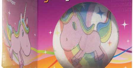 unicorn rainbow toilet paper box
