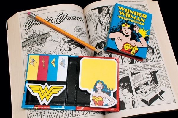 wonder woman sticky notes booklet