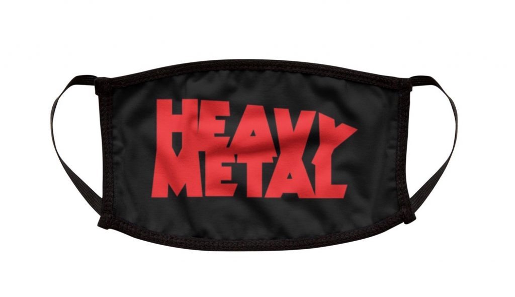 heavy metal face mask logo