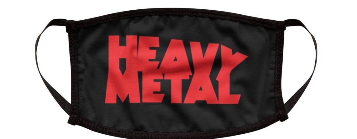 heavy metal face mask logo